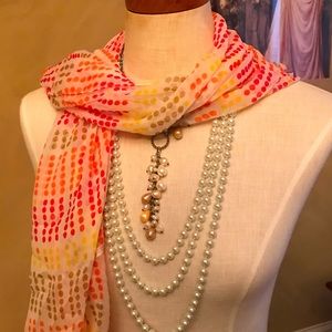 Beautiful Pointe Pastel Eternity Scarf